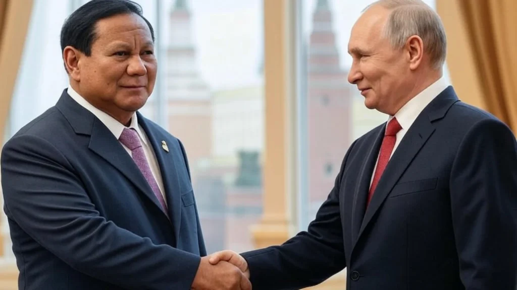 Presiden Indonesia Prabowo Subianto Akan Bertemu Presiden Rusia Vladimir Putin di Moskow
