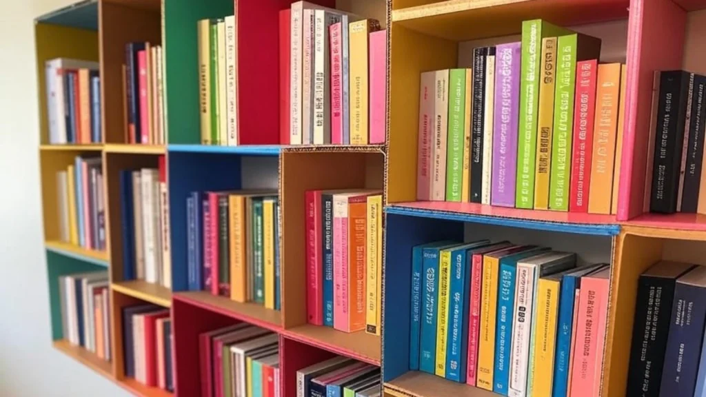 Cara Mudah Membuat Rak Buku Tempel DIY untuk Mengatasi Tumpukan Buku