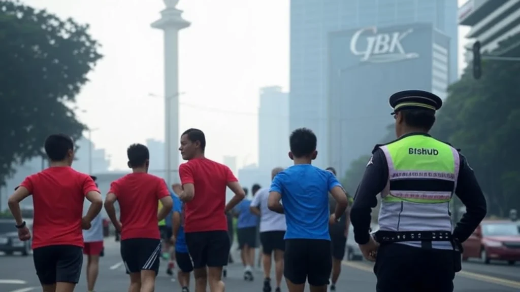Penutupan 32 Ruas Jalan Jakarta untuk Jakarta International Marathon 2025