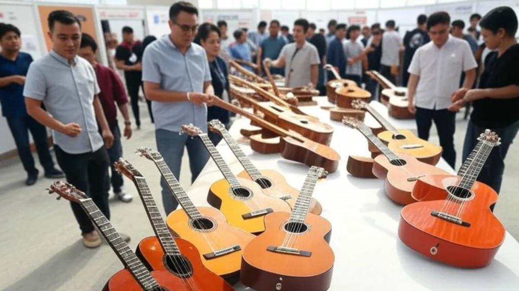 Gitar Buatan Indonesia Tampil Gemilang di Pameran Sound Messe Osaka 2025