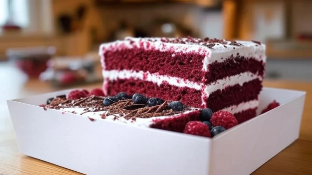 Resep Mudah Dessert Box Red Velvet yang Menggoda