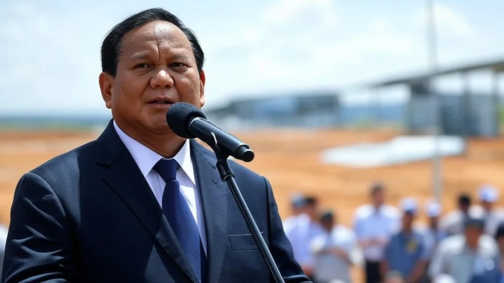 Presiden Prabowo Tegaskan Pentingnya Kecepatan Kerja Saat Peletakan Batu Pertama Proyek Ekosistem Baterai EV