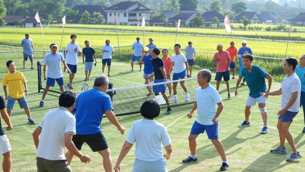 Pickleball: Olahraga Baru yang Menggelora di Desa-Desa Indonesia
