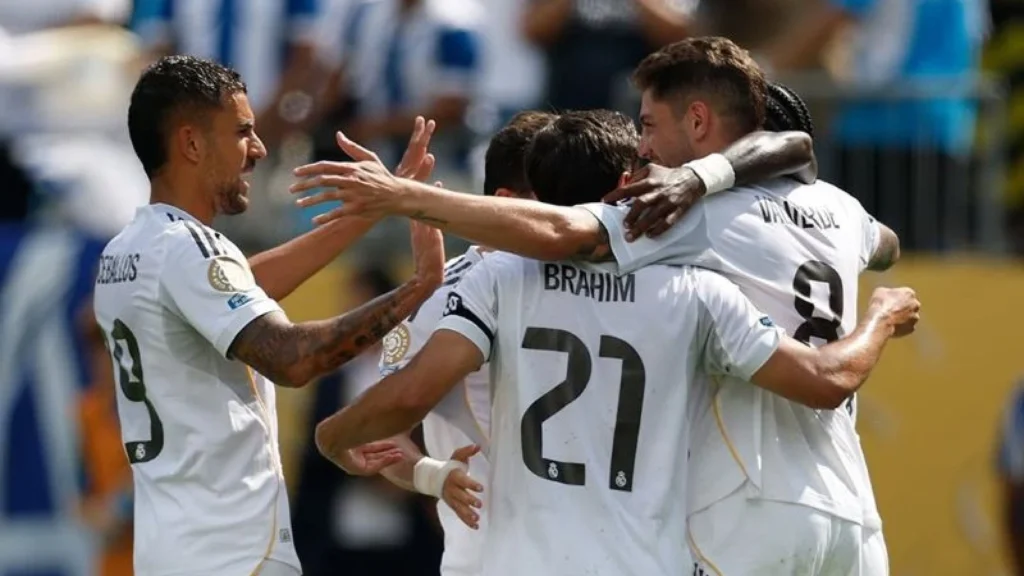 Real Madrid Menang 3-1 atas CF Pachuca Meski Bermain dengan 10 Pemain