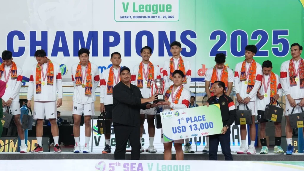 Timnas Voli Putra Indonesia Menjadi Juara Leg 2 SEA V League 2025 Setelah Kemenangan Dramatis atas Thailand