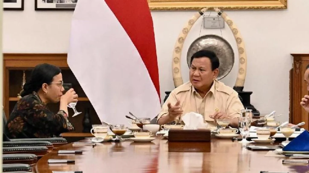 Prabowo Sebut Sri Mulyani Sering Stres karena Ide-Ide Ambisiusnya
