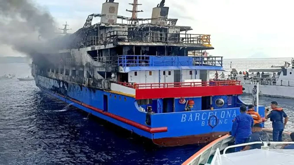 Korban Kebakaran Kapal KM Barcelona Meningkat Menjadi Empat Orang di Sulawesi Utara